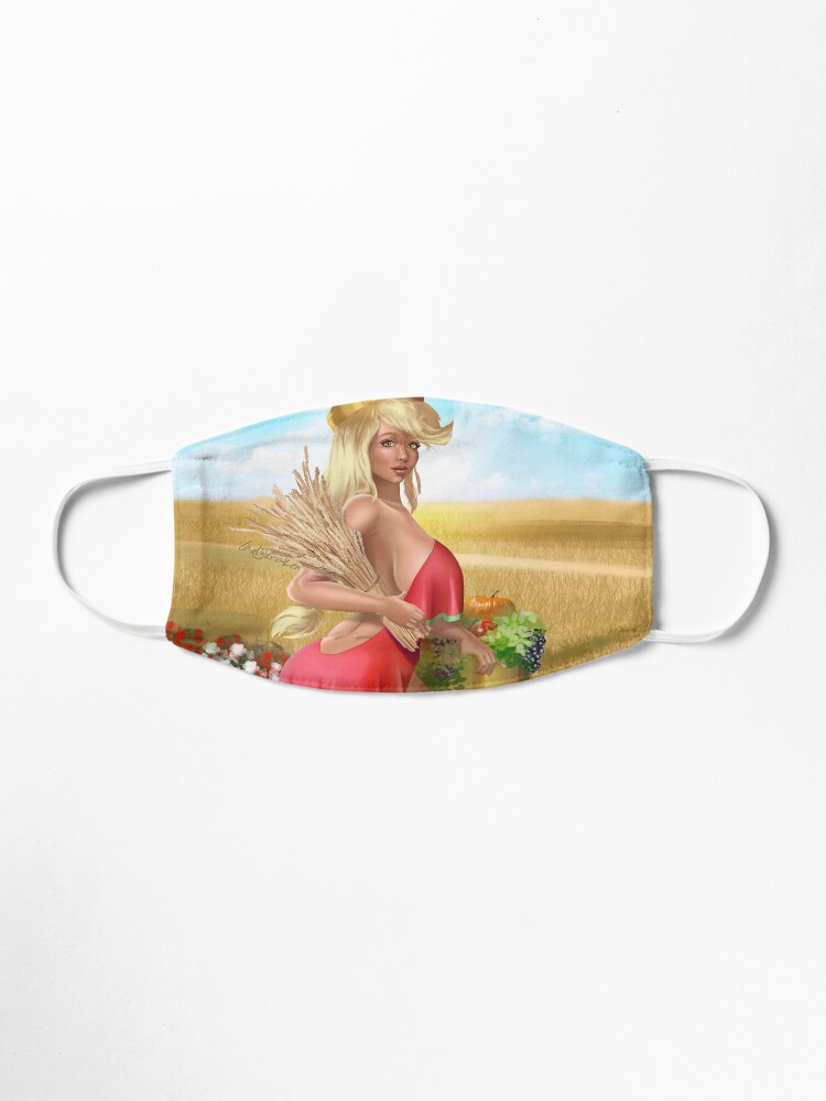 Alternate view of Demeter Greek Goddess Mask