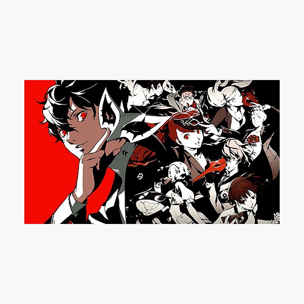 Persona 5 character artwork Photographic Print