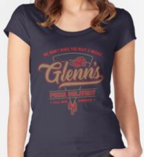 Glenn's Pizza Women's Fitted Scoop T-Shirt