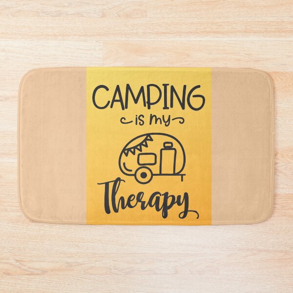 Item preview, Camping is my therapy designed and sold by Delicarte.