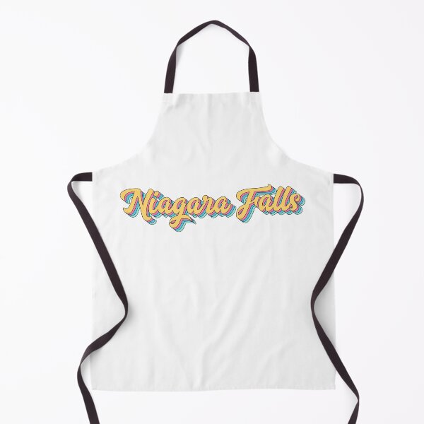 Item preview, Niagara Falls Retro Yellow Script designed and sold by modeoftravel.