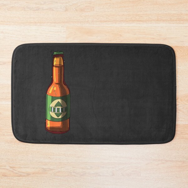 Item preview, Beer bottle with green label designed and sold by CecyLL.