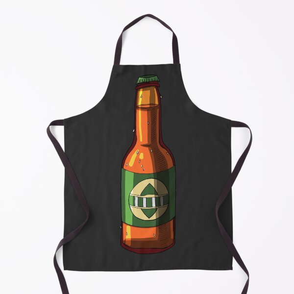 Item preview, Beer bottle with green label designed and sold by CecyLL.