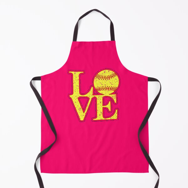 Item preview, Love Softball Classic Distressed Digital Art designed and sold by TeeCreations.