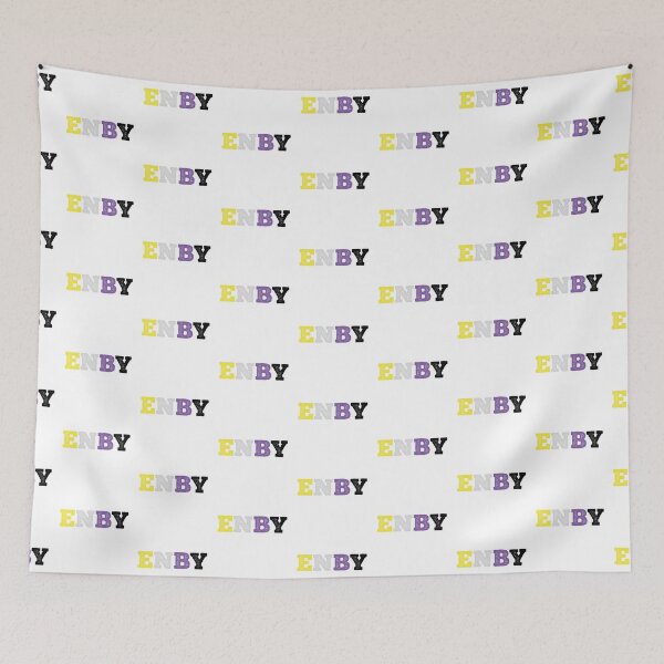 Item preview, ENBY NON BINARY LGBTIQ PRIDE TYPE designed and sold by revolutionlove.