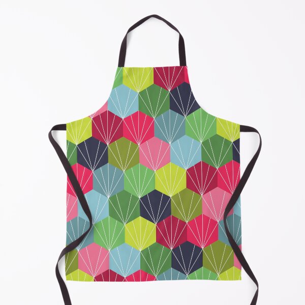 Item preview, Geometric Hexie Honeycomb Colorful designed and sold by PolitaStore.