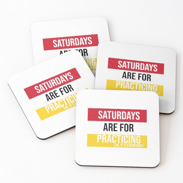 Item preview, Tri-Color (Red, White, Yellow) Saturdays are for Practicing designed and sold by Claire Gagnon.