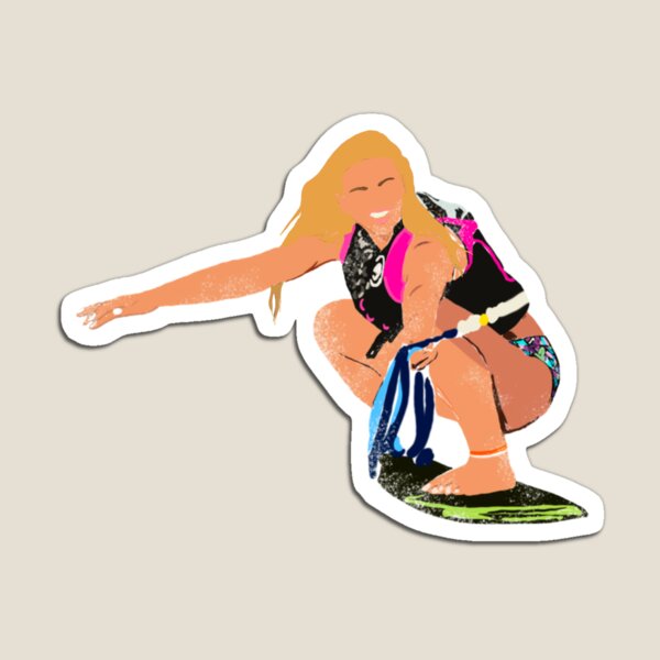 Item preview, Wakesurfing Girl Blonde designed and sold by AlishaMSchil.