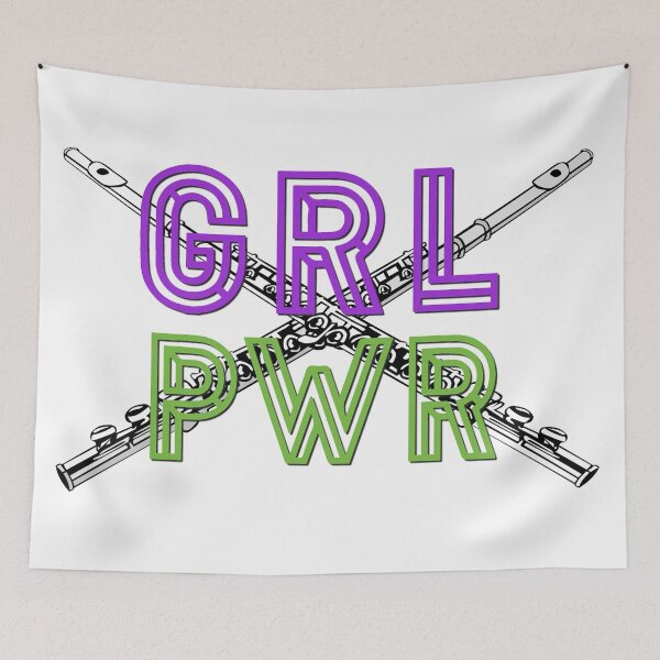 Item preview, (Girl Power) GRL PWR - Flutes designed and sold by BandMomDesigns.