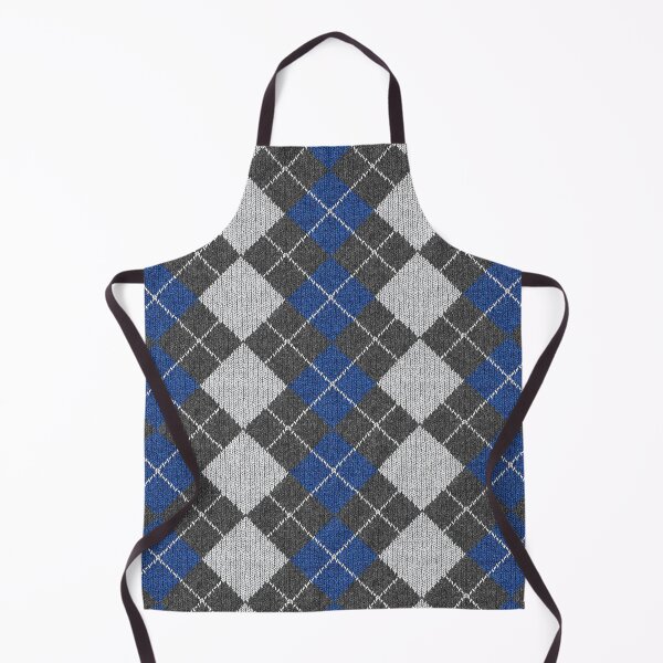 Item preview, Blue / Grey argyle pattern designed and sold by House of Laurent.