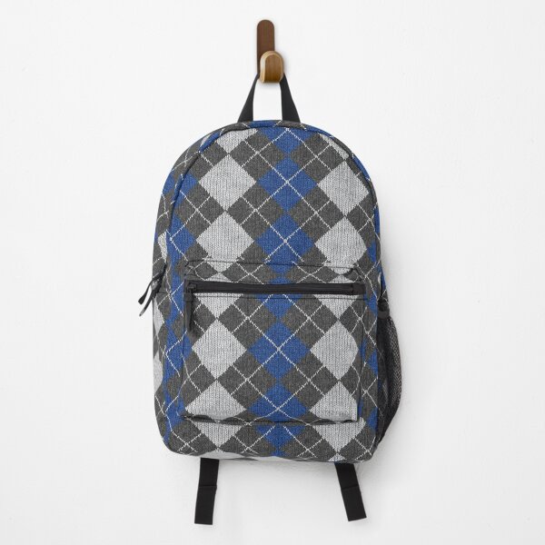 Item preview, Blue / Grey  argyle pattern designed and sold by House of Laurent.