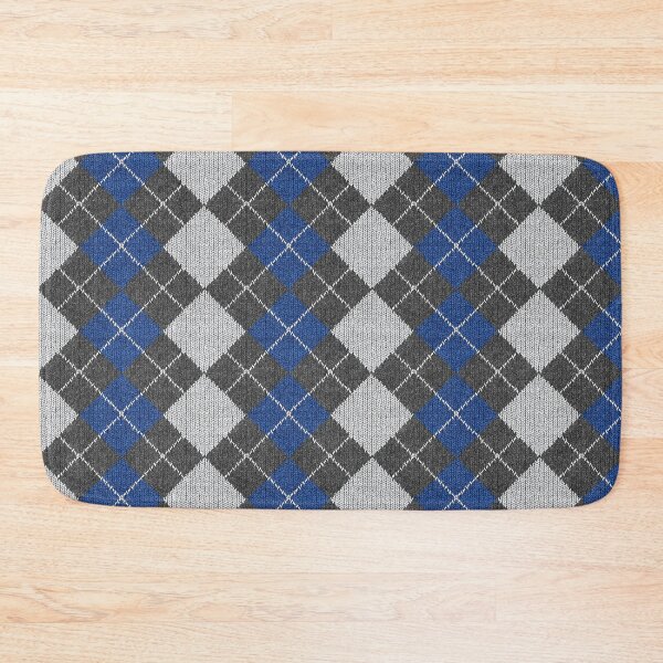 Item preview, Blue / Grey  argyle pattern designed and sold by House of Laurent.