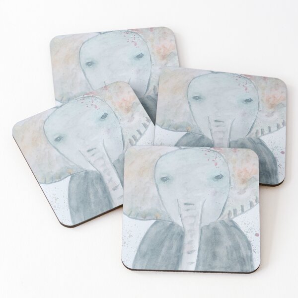 Item preview, Elephant in watercolor designed and sold by kentmullens.