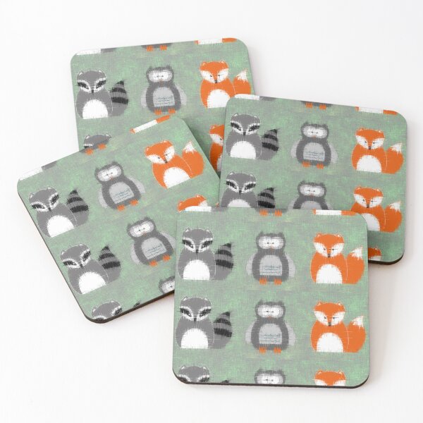 Item preview, Raccoon, Owl, and Fox designed and sold by Valina Moon Creations.
