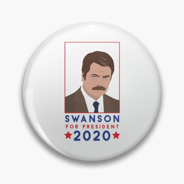 Artikelvorschau, Ron Swanson für den Präsidenten entworfen und verkauft von Catbonedesign.