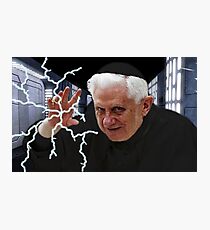 Palpatine Pope Photographic Print
