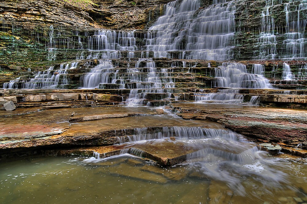 "Mount Albion Falls" by Scott Fleming Redbubble