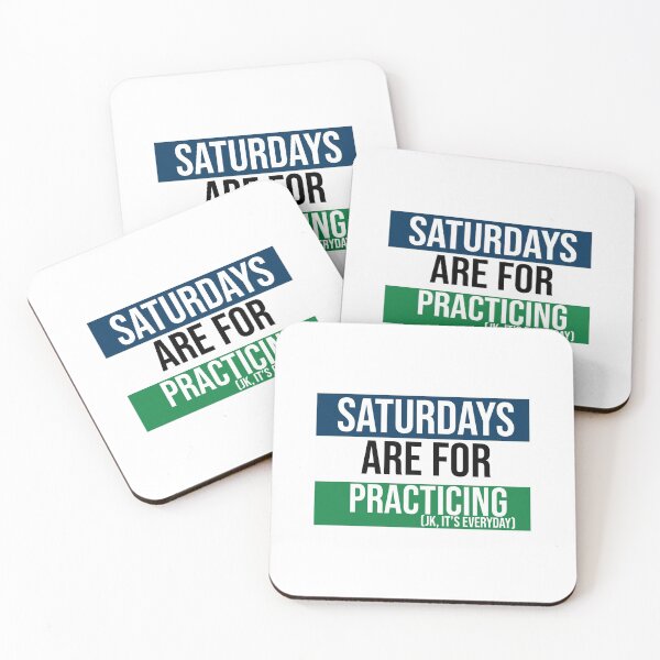 Item preview, Tri-Color (Blue, White, Green) Saturdays are for Practicing designed and sold by Claire Gagnon.