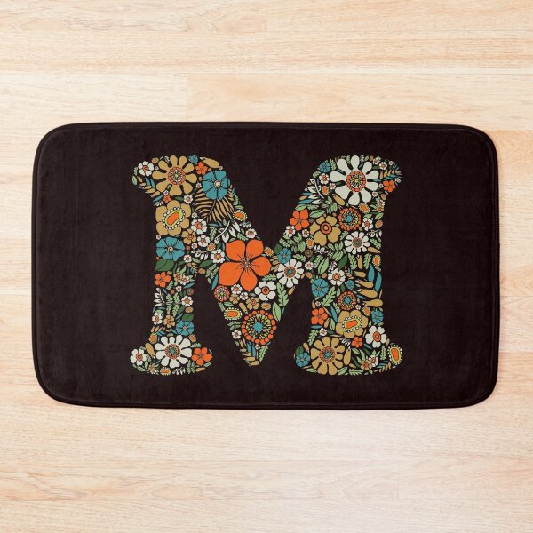 Item preview, Hippie Floral Letter M designed and sold by zeljkica.