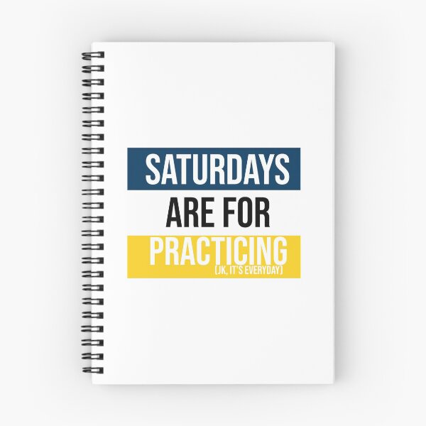 Item preview, Tri-Color (Blue, White, Yellow) Saturdays are for Practicing designed and sold by Claire Gagnon.