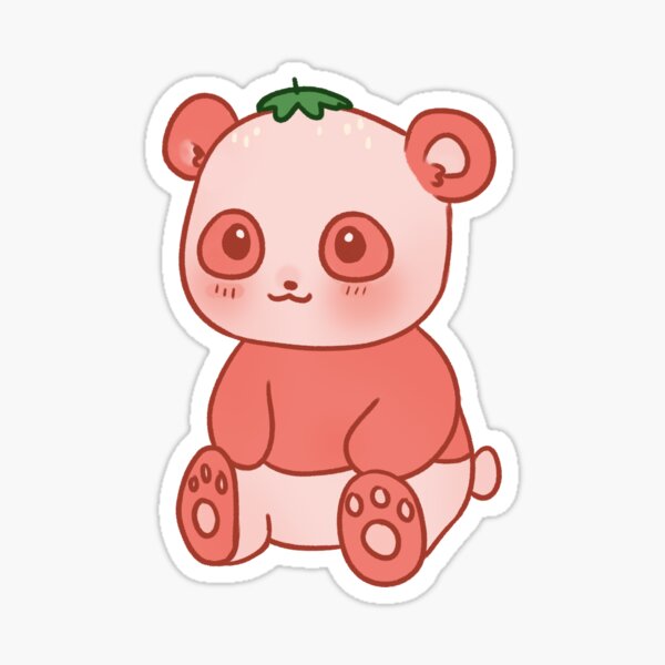 Item preview, strawberry panda designed and sold by Lauren G.