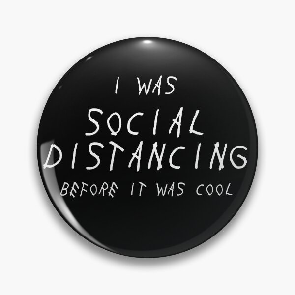 Item preview, I Was Social Distancing before it was cool funny T-Shirt designed and sold by SLV7R.
