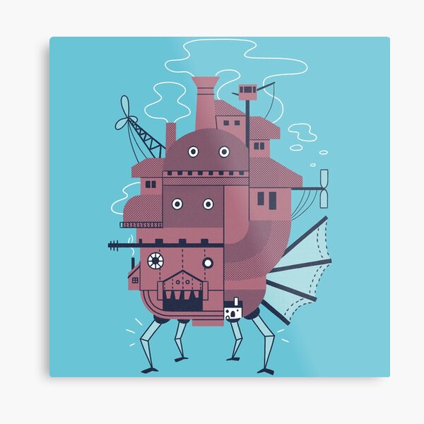 Moveable Castle Metal Print