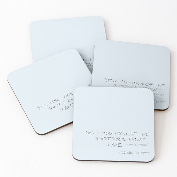 Item preview, You Miss 100% of the Shots You Don't Take designed and sold by Catbonedesign.