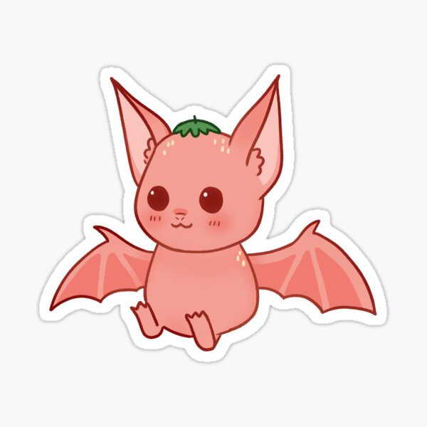 Item preview, strawberry bat designed and sold by Lauren G.