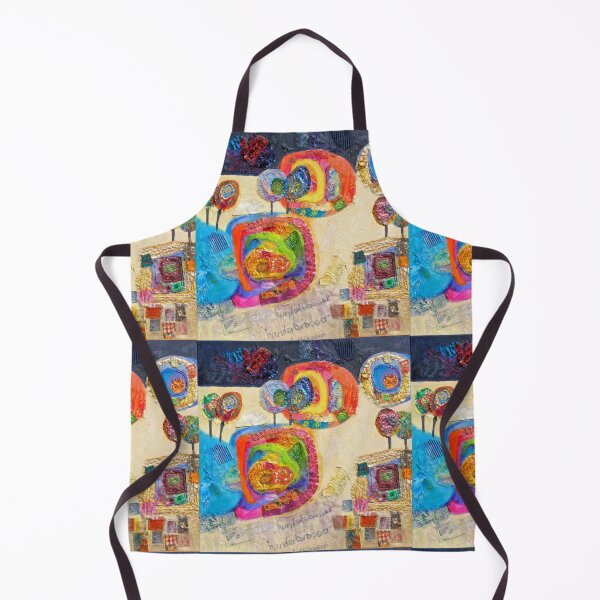 Homage 1 inspired by Hundertwasser Apron