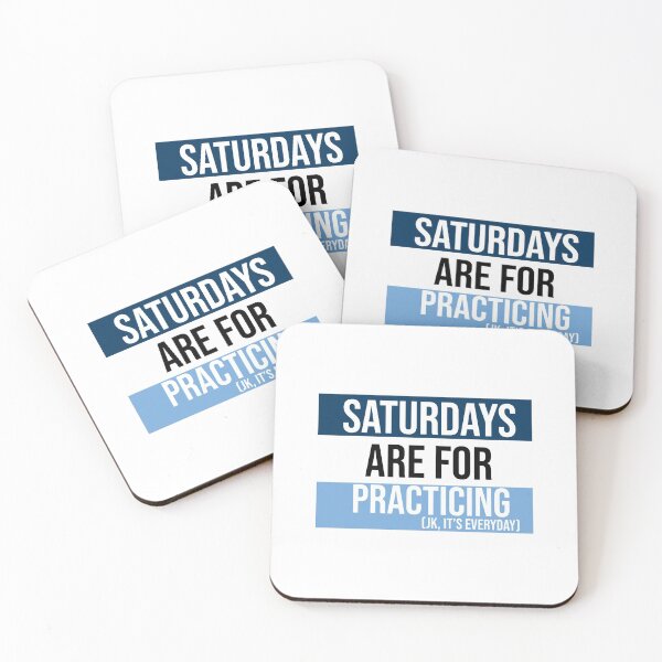 Item preview, Tri-Color (Blue, White, L.Blue) Saturdays are for Practicing designed and sold by Claire Gagnon.