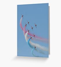 Red Arrows 02 Greeting Card