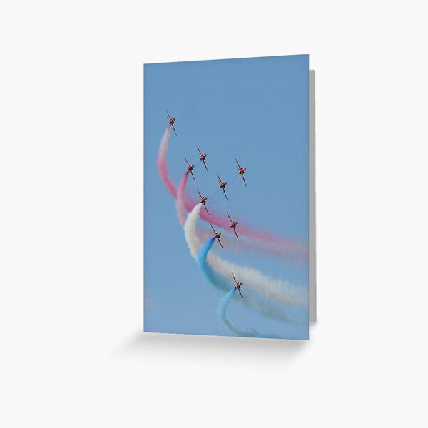 Red Arrows 02 Greeting Card