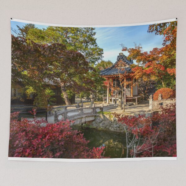 Item preview, Warm and beautiful autumn orange red colours of Kyoto, Japan designed and sold by HTPOP.