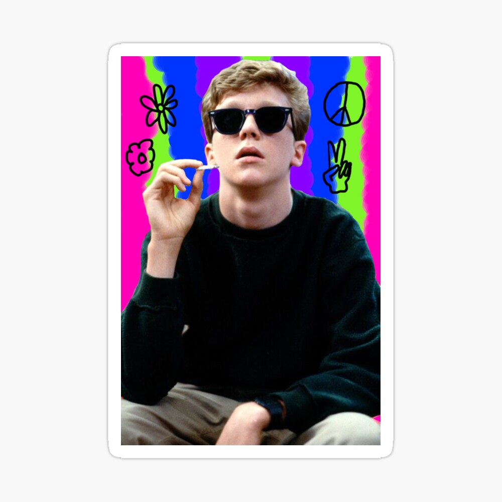 Anthony Michael Hall Brian From The Breakfast Club Poster By Chiefaflac Redbubble