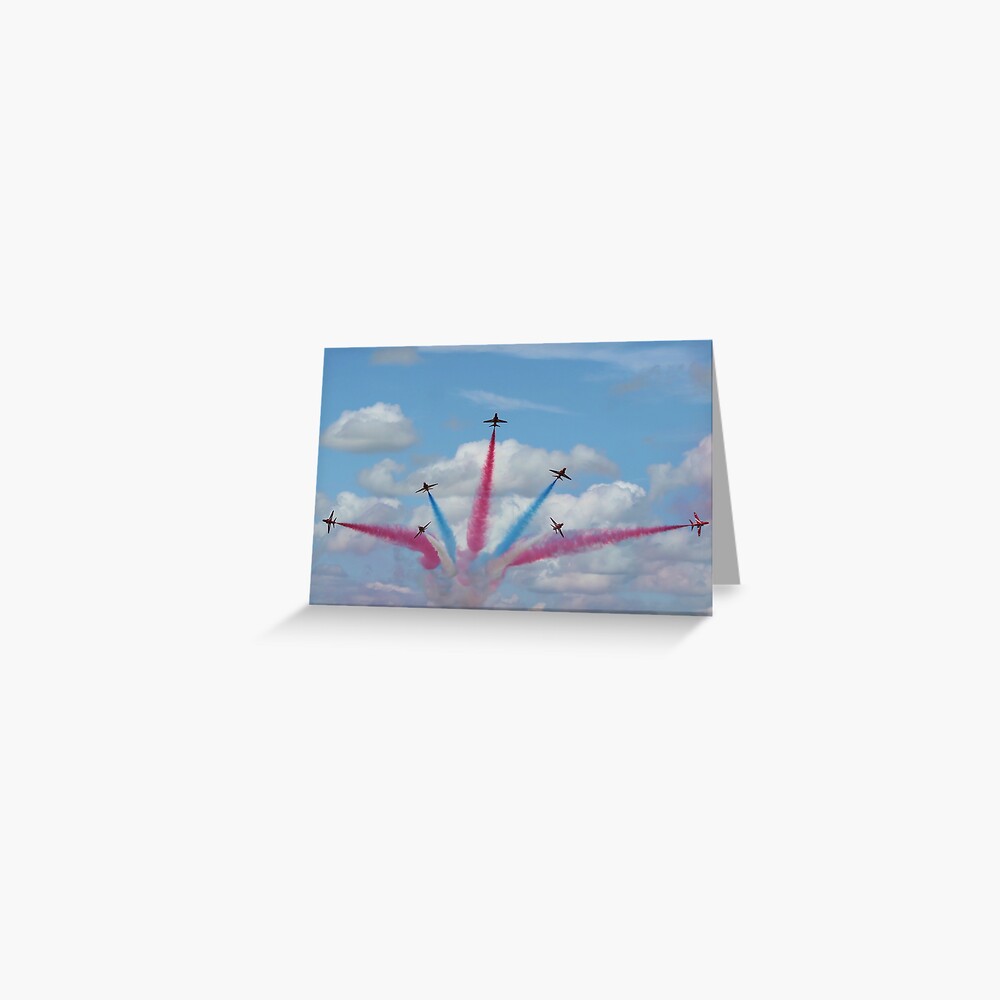 Red Arrows 03 Greeting Card