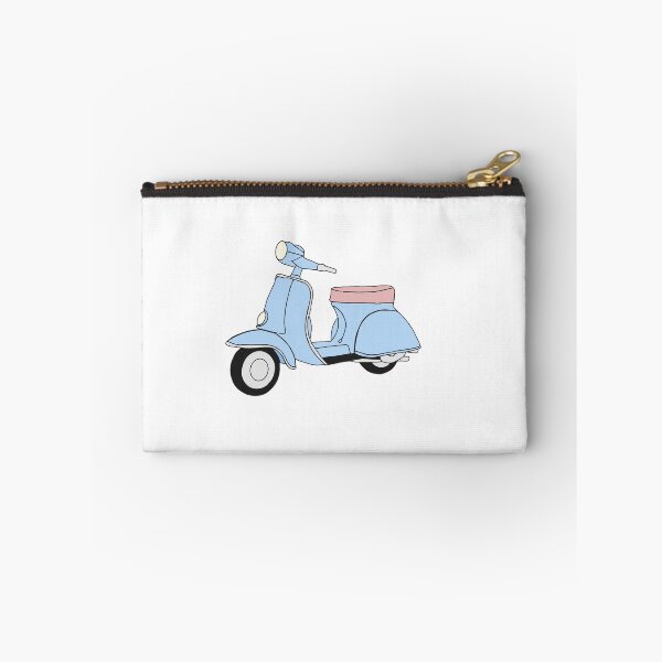 Item preview, blue moped  designed and sold by tehecaity.