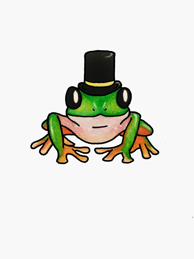 Morelet's Tree Frog with Top Hat
