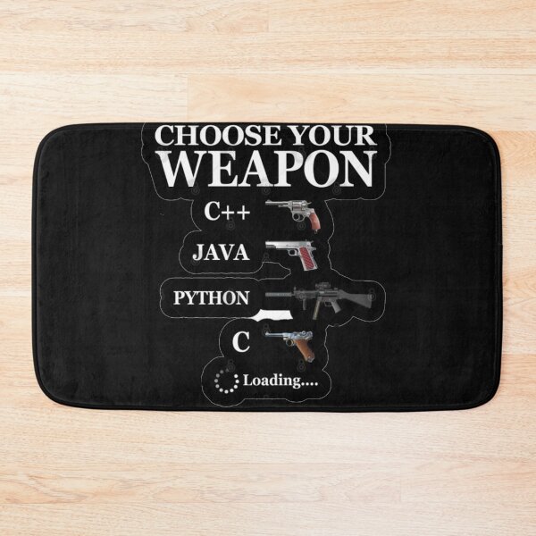 Item preview, Choose Your Weapon Funny Programming Coding  designed and sold by aminenouioui.