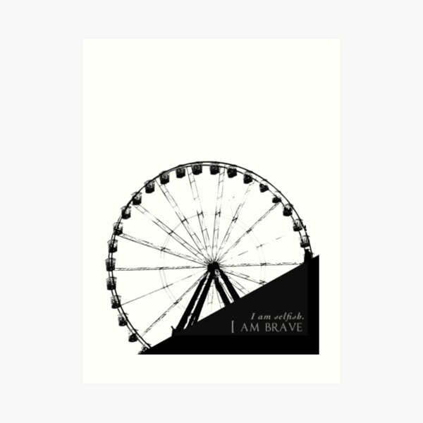 Brave and Selfish Art Print
