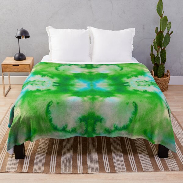 Item preview, Blue Green Batik Tie dye pattern mask, t-shirt V2 designed and sold by blastshmucks.