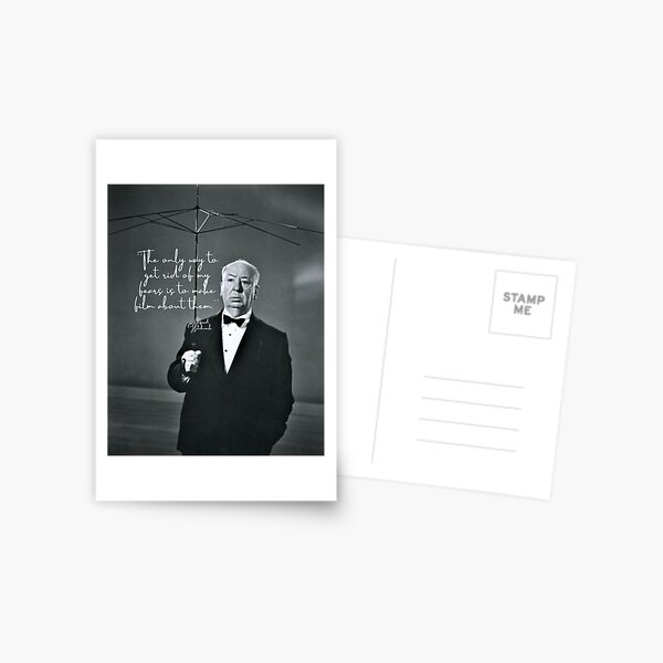 Alfred Hitchcock Postcard