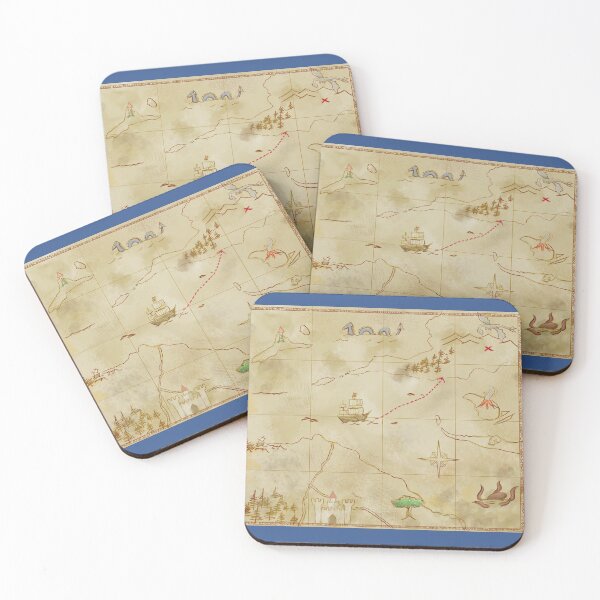 Item preview, Pirate Map designed and sold by WizardBirbArts.