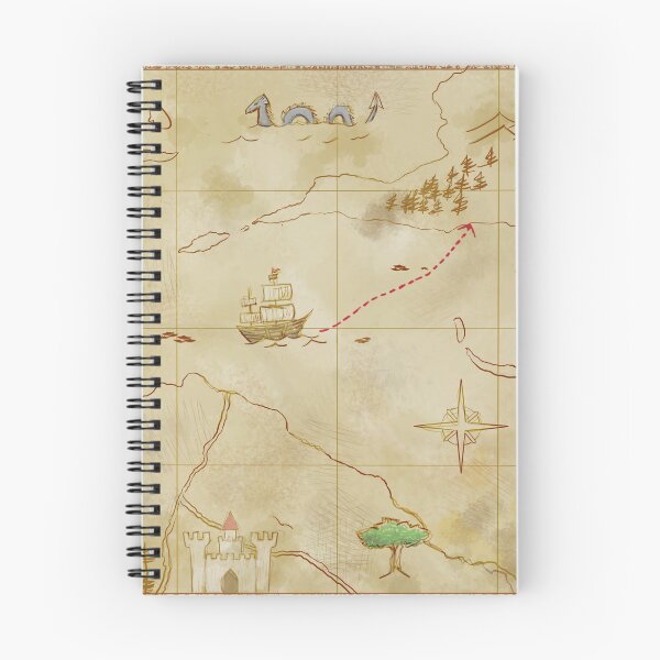 Item preview, Pirate Map designed and sold by WizardBirbArts.