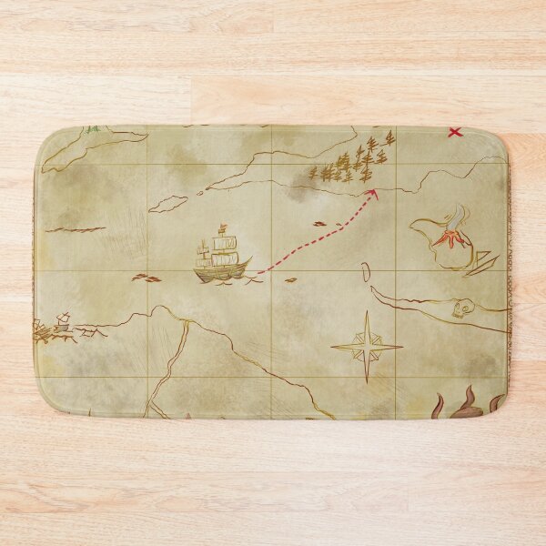 Item preview, Pirate Map designed and sold by WizardBirbArts.