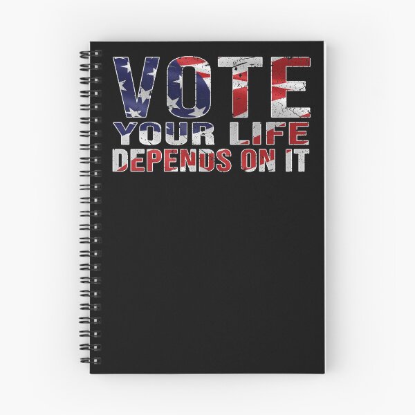 Item preview, Vote your life depends on it USA flag designed and sold by AmadaLevile.