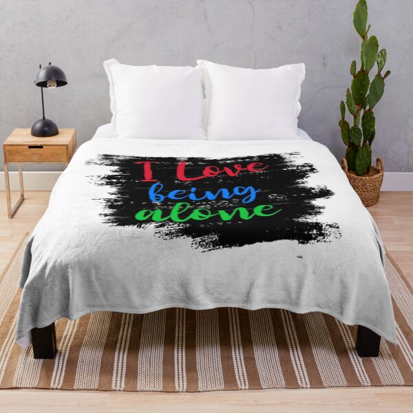 Item preview, I Love Being Alone, Introvert designed and sold by ilovetshirts87.