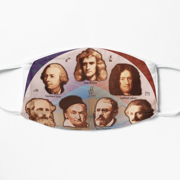 Some Math, Physics, and Quantum Mechanics Greats Mask