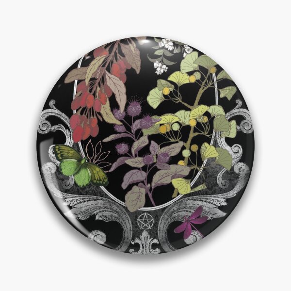 Item preview, Hedge Witch - Flowers, Herbs, Crystals and Critters designed and sold by ThreeHaresMedia.