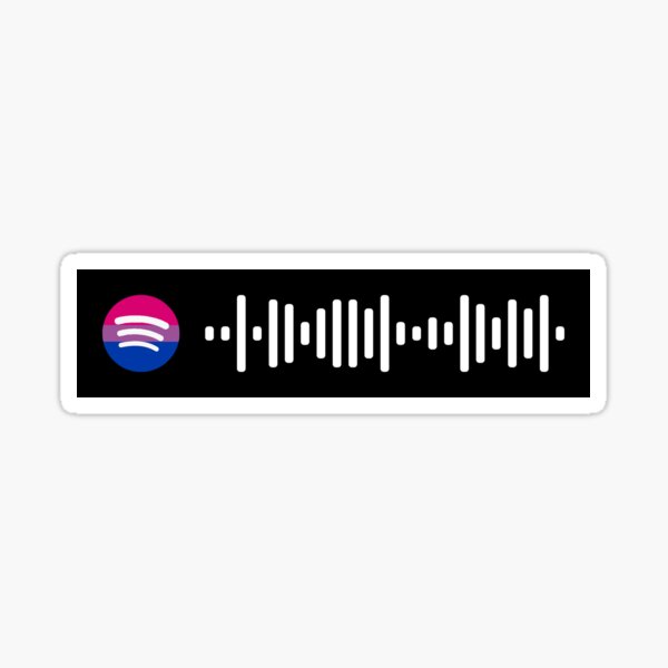 Bisexual Anthem By Domo Wilson Sticker By Cherrybombshell Redbubble - bisexual anthem roblox id